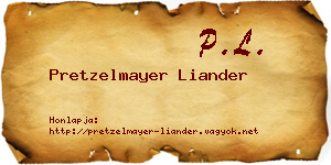 Pretzelmayer Liander névjegykártya